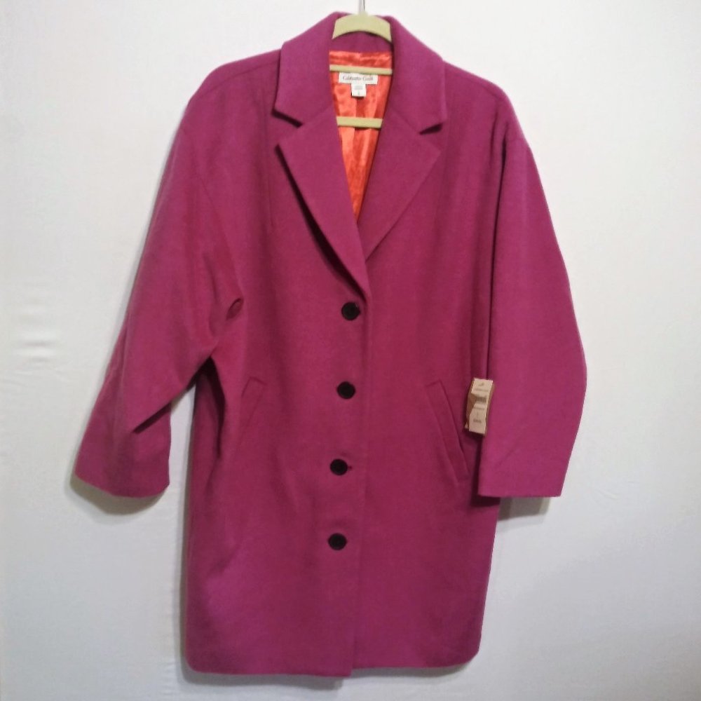 Great Coldwater Creek Wool Blend Coat NWT sz S..8